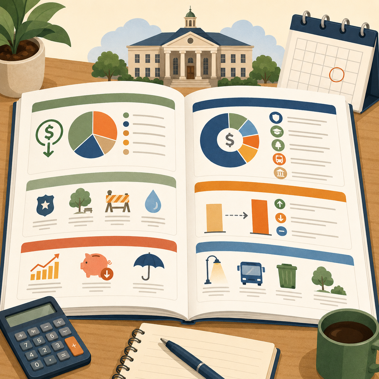 Local government using plain-language communication to explain proposals, public input opportunities, and final decisions to the community
