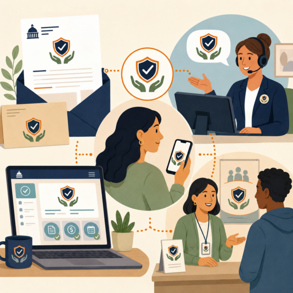 Taxpayer receiving the same clear guidance through digital, phone, print, and in-person channels