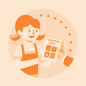 Customer receiving personalized water usage insights and conservation recommendations through digital tools