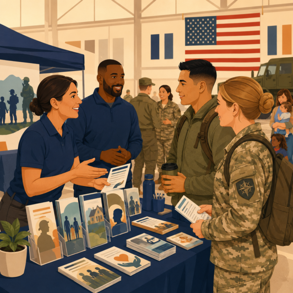 Veterans services agency analyzing benefit uptake data to identify communication gaps and improve outreach to veterans
