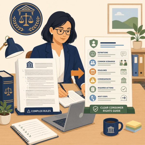 Regulated entities reviewing a plain-language explanation of a regulatory enforcement action and its implications
