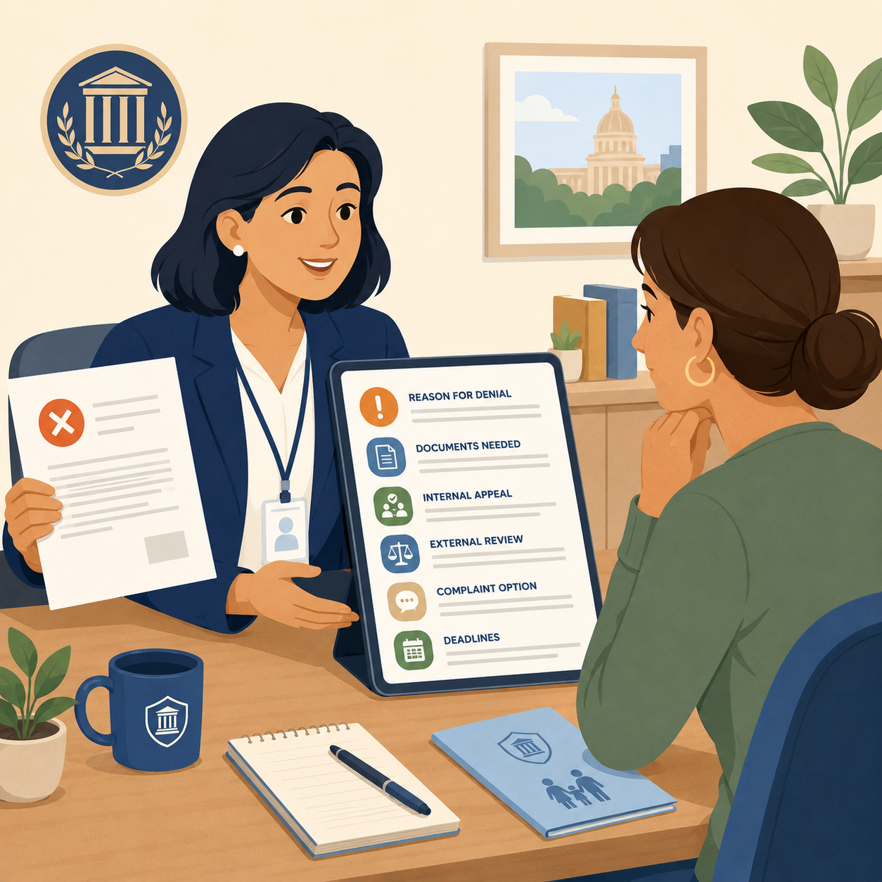 Financial regulatory agency using plain-language consumer education materials to explain financial rights and protections to the public
