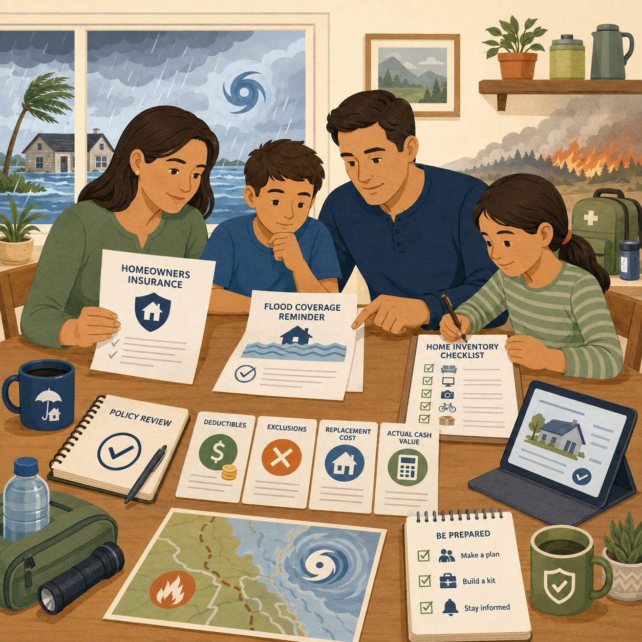Consumer reviewing clear information about insurance claim denials, appeal rights, and available assistance