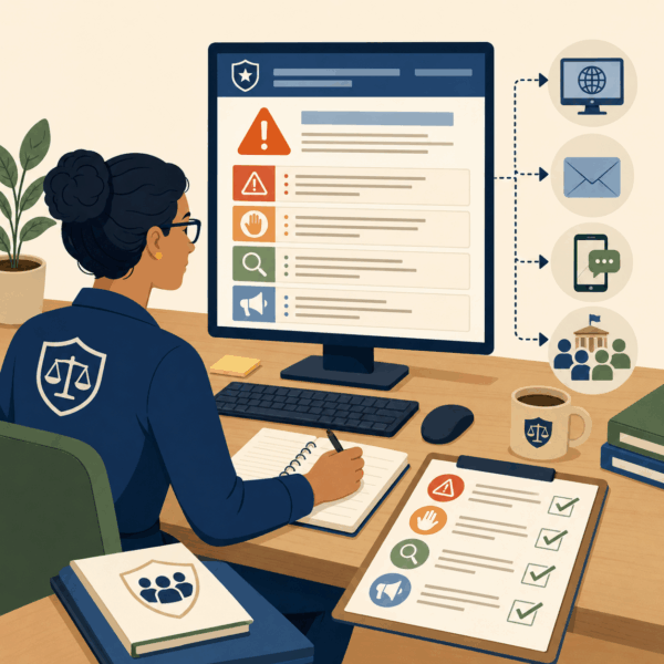 Consumer reviewing clear information about insurance claim denials, appeal rights, and available assistance