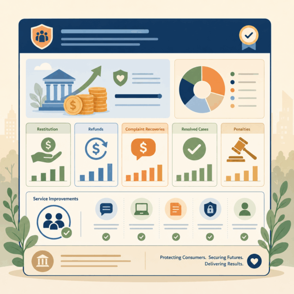 Financial regulatory agency collecting consumer feedback to evaluate whether public communication is clear and useful