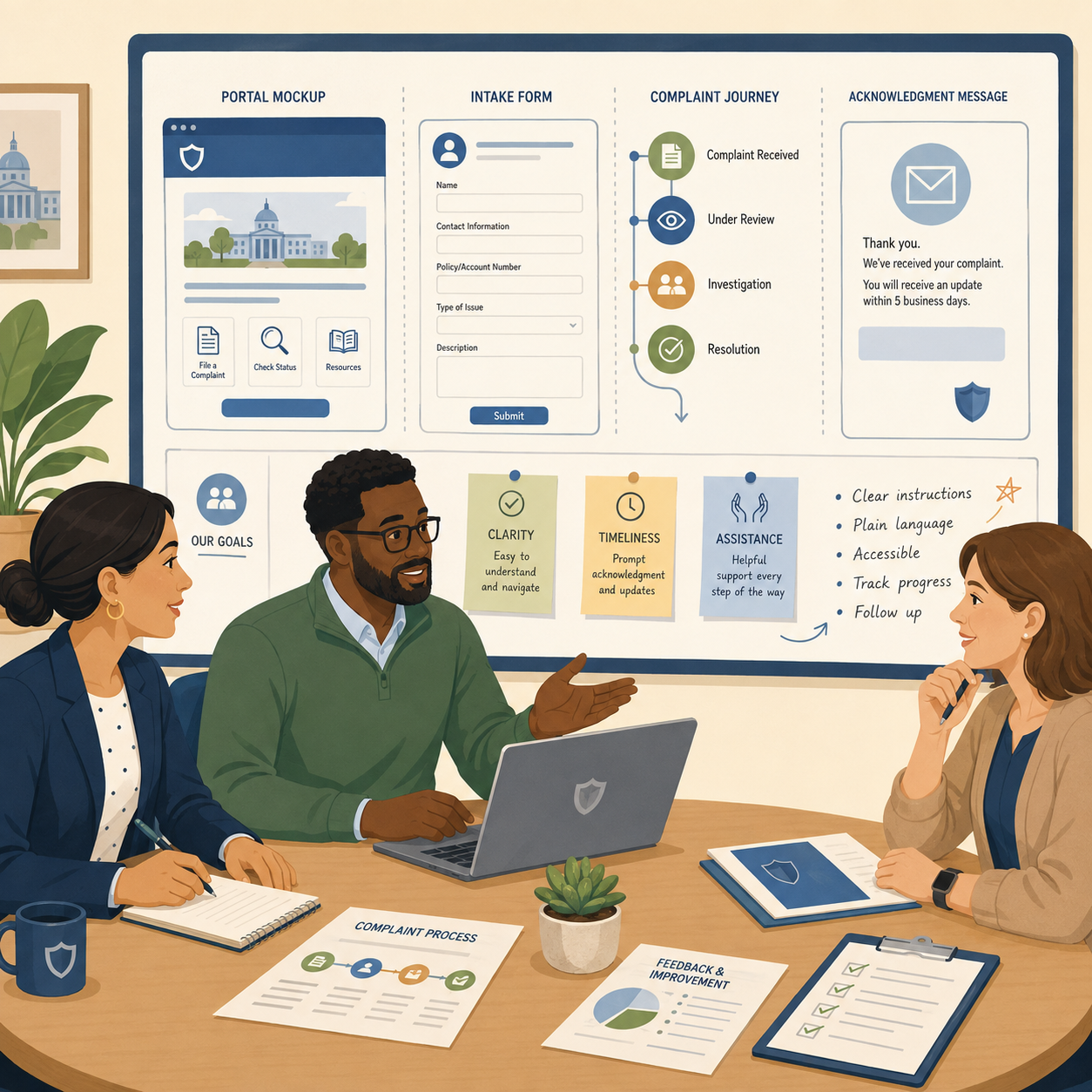 Financial regulatory agency using public outreach and trusted communication to increase awareness of consumer complaint services and financial protection resources