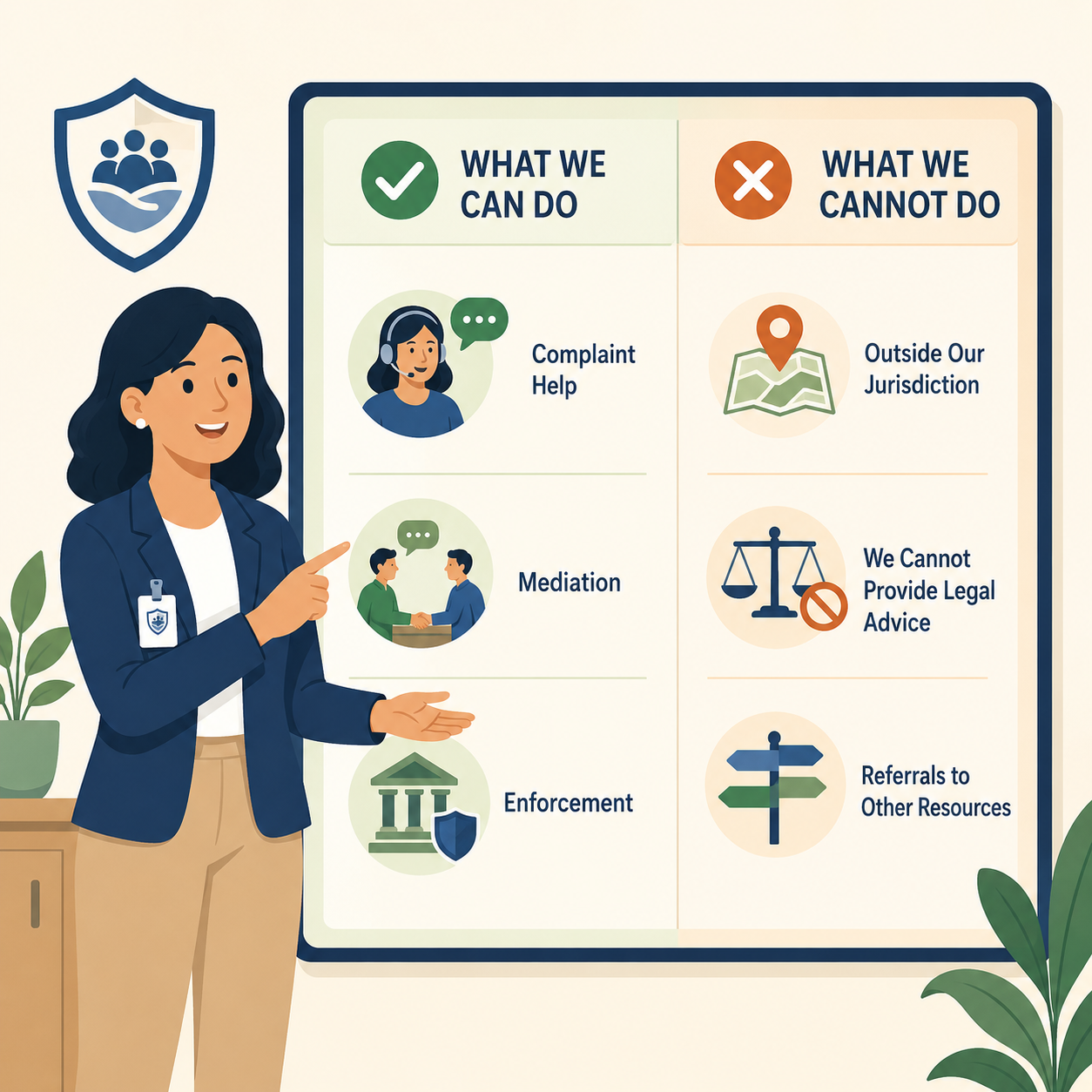 State insurance department using clear public communication to help consumers understand complaint procedures and available resources