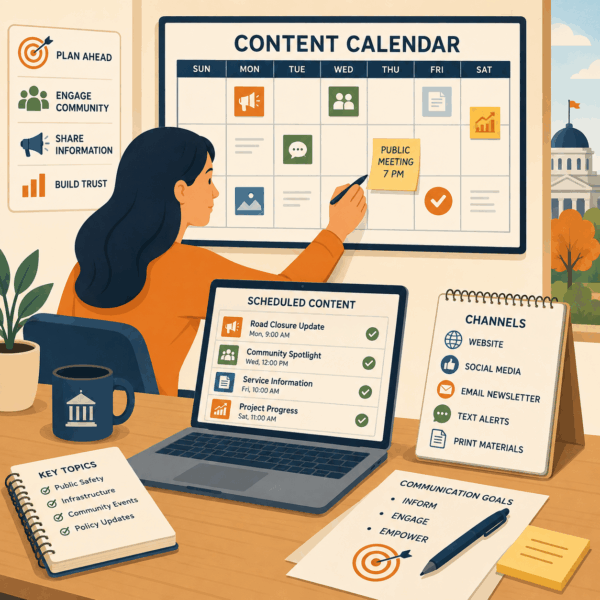 Financial regulators reviewing communication results and consumer engagement data to improve public information and outreach