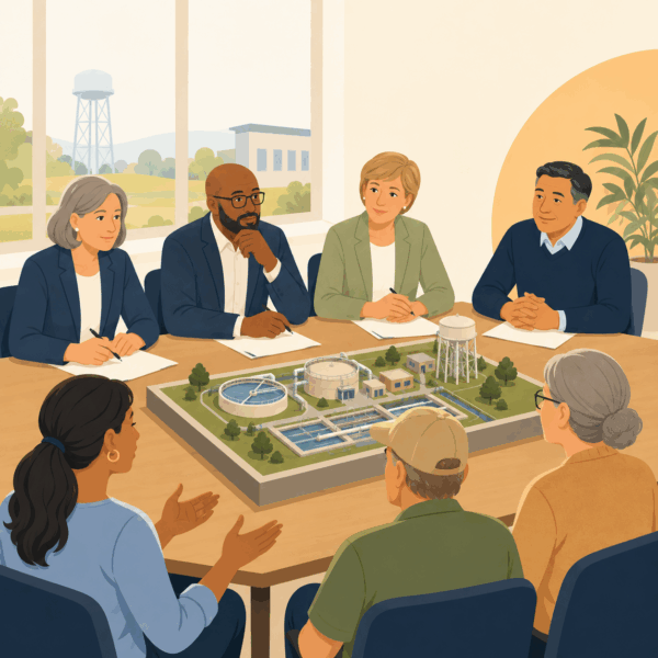 Oversight body examining the progress and accountability of public utility programs.