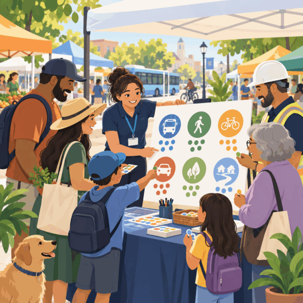 Residents connect priorities for housing, transit, jobs, water, resilience, and open space to a shared regional future.
