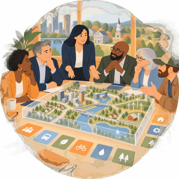 A regional communications team coordinates government briefings, community outreach, media updates, and public engagement across a connected region.